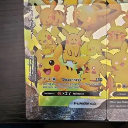 Pokemon TCG Pikachu V-UNION Holo Promo 4-Card Set English SWSH139-142 2021 - Image 5