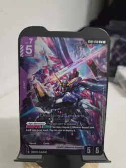 Bandai Gundam Card Game Destiny Gundam GD04-050 LR Foil Eng Unit 5/5 Cost 5 - Image 1