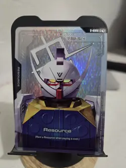 Bandai Gundam Card Game GD01 Resource (1-030) V Gundam C+ Holo English - Image 1