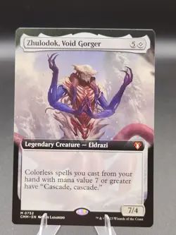MTG Zhulodok, Void Gorger (Extended Art) NM Regular English Commander Masters - Image 1