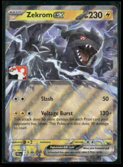 Zekrom ex - 034/086 Prize Pack Series Cards - NM - Image 1