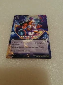 A Whole New World 10/C1 Disney Lorcana Tournament Promo Card - Image 3