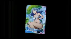 japanese waifu trading card holo anime foil SSR bikini Asuna - Image 1