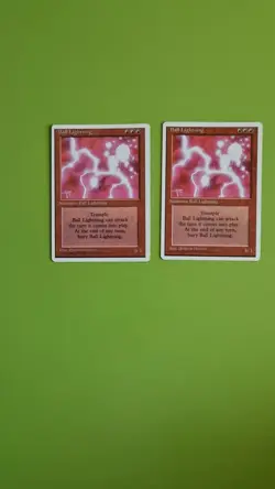 MTG BALL LIGHTNING x3, 4th Edition. Good. Pre Modern. - Image 2