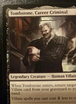 Tombstone, Career Criminal 0070 Uncommon Spider-Man Magic: The Gathering - Image 2