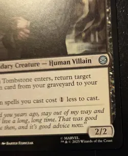 Tombstone, Career Criminal 0070 Uncommon Spider-Man Magic: The Gathering - Image 5