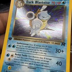 Pokemon TCG Dark Blastoise Holo Rare 1st Edition Team Rocket - Image 4