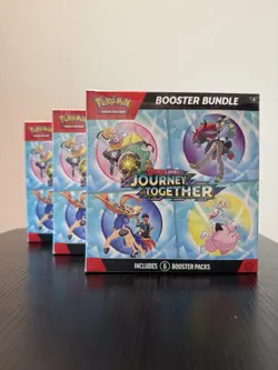 Pokemon TCG: Journey Together Booster Bundle - 6 Booster Packs New Sealed - Image 1