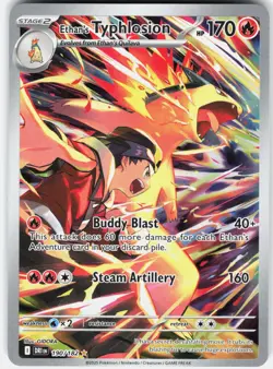 Pokemon Ethan's Typhlosion 190/182 Illustration Rare Destined Rivals Pokemon NM - Image 1
