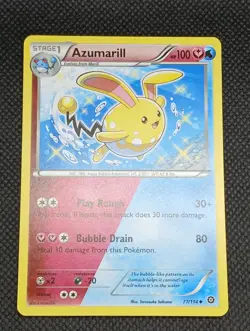 Azumarill 77/114 XY - Steam Siege LP Pokemon Card TCG - Image 1