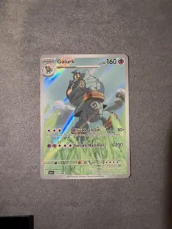 Golurk SV: Black Bolt Illustration Rare 123/086 Pokemon TCG - Image 1