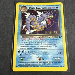 Pokemon Dark Gyarados 8/82 Prerelease WOTC Promo NM - Image 1