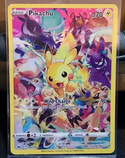 Pokemon Pikachu 160/159 Secret Rare Crown Zenith Pokemon Near Mint 2023 - Image 1