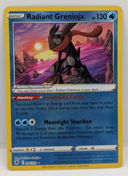 Radiant Greninja 046/189 Swsh10: Astral Radiance Holo NM Pokemon - Image 1
