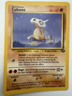 Cubone Jungle 50/64 Common LP Pokemon - Image 1