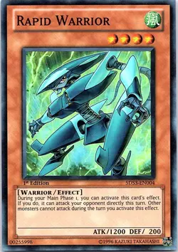 Yugioh: Rapid Warrior - 5DS3-EN004 - Super Rare - 1st Edition - NM - Image 1