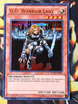 Yugioh: D.D. Warrior Lady - DUSA-EN051 - Ultra Rare - 1st Edition - LP - Image 1