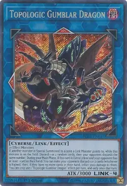 Topologic Gumblar Dragon-Secret Rare - 1st Edition - BLRR-EN043 - Battles of ... - Image 1