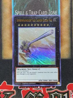 Yugioh Superdreadnought Rail Cannon Gustav Max LART-EN018 Ultra Limited NM - Image 1
