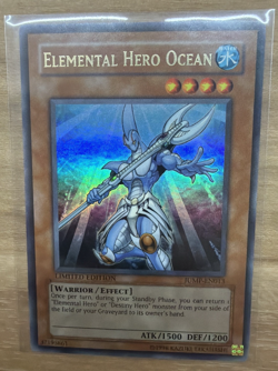 Elemental Hero Ocean JUMP-EN013 Shonen Jump Promos Limited Edition Yu Gi Oh MP - Image 1