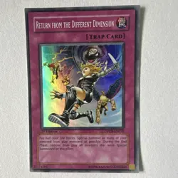Konami Yu-Gi-Oh! Return from the Different Dimension Trap Foil 1st DPKB-EN038 - Image 1