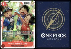 One Piece CCG Carrying on His Will Ace & Sabo & Luffy OP13-007 - Image 3