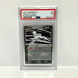 Absol EX 92/108 - EX Power Keepers - Graded Pokemon Card - PSA 7 - Image 1