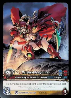 World of Warcraft TCG Valeera Sanguinar (Extended Art) - Blood of the Gladiators - Image 1