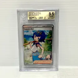 Lana's Aid 207/167 Twilight Masquerade - Graded Pokemon Card - BGS 9.5 (PSA 10) - Image 1