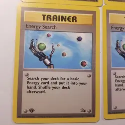 Energy Search 59/62 Fossil Regular Playset Pokemon Tcg Card Wotc - Image 2