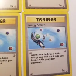 Energy Search 59/62 Fossil Regular Playset Pokemon Tcg Card Wotc - Image 3