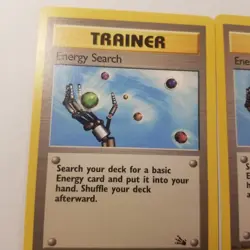 Energy Search 59/62 Fossil Regular Playset Pokemon Tcg Card Wotc - Image 4