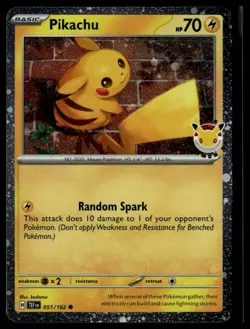 Miscellaneous Cards & Products #051/162 Pikachu - Image 1