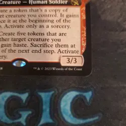 Orthion, Hero of Lavabrink 0334, NM, March of the Machine, Extended Art MTG Card - Image 5