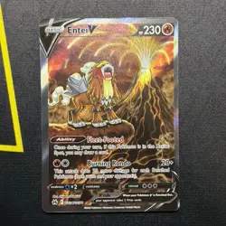 Pokemon Entei v TCG Full Art Ultra Rare Holo Card GG36/GG70 Crown Zenith NM - Image 1