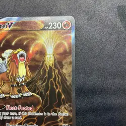 Pokemon Entei v TCG Full Art Ultra Rare Holo Card GG36/GG70 Crown Zenith NM - Image 3