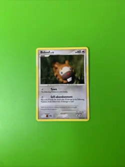Bidoof 54/100 Stormfront Non Holo Pokemon Card LP - Image 1