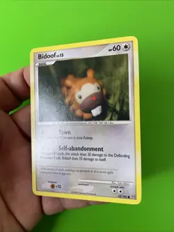Bidoof 54/100 Stormfront Non Holo Pokemon Card LP - Image 3