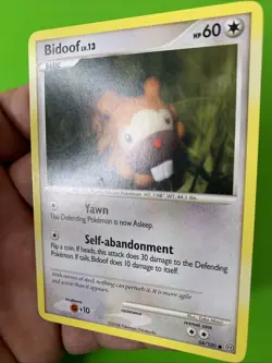 Bidoof 54/100 Stormfront Non Holo Pokemon Card LP - Image 4