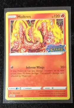 Moltres SWSH185 SWSH: Sword & Shield Promo Cards Holo - Image 1