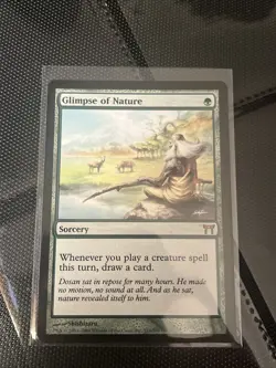 pack fresh Glimpse of Nature Champions of Kamigawa Regular - Magic the Gathering - Image 1