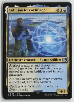Cid, Timeless Artificer (0415) LP 415 FINAL FANTASY Magic: The Gathering - Image 1
