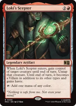 MTG Marvel Super Heroes Commander - Loki's Scepter - Image 1
