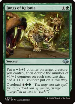 1x Fangs of Kalonia - Foil MTG - Modern Horizons 3 - NM-Mint - Image 1