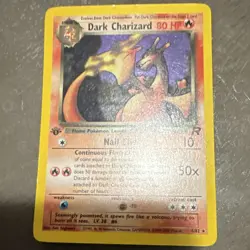Pokemon TCG 1st edition Holo Dark Charizard - Image 1