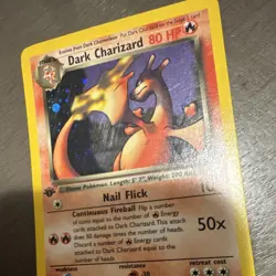 Pokemon TCG 1st edition Holo Dark Charizard - Image 3