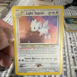 Light Togetic 15/105 Neo Destiny Holo Rare Unlimited Edition English 2000 - Image 1
