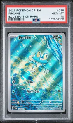 Froakie 088/086 IR Chaos Rising EN Pokemon PSA 10 - Image 1