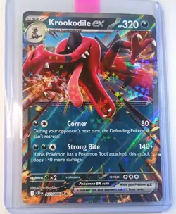 Krookodile ex 55/86 Double Rare Pokemon Chaos Rising ME04 NM - Image 1