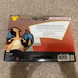 Pokemon TCG: Celebrations Collection Box [Lance's Charizard V Oversize] (2021) - Image 2